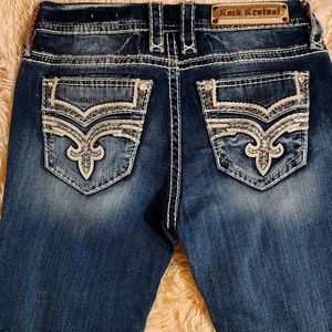ROCK REVIVAL women's jeans sz 28 Easy Boot.